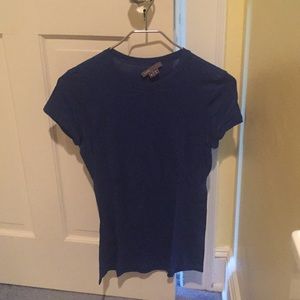 New Vince Basic Blue Tee Size Small